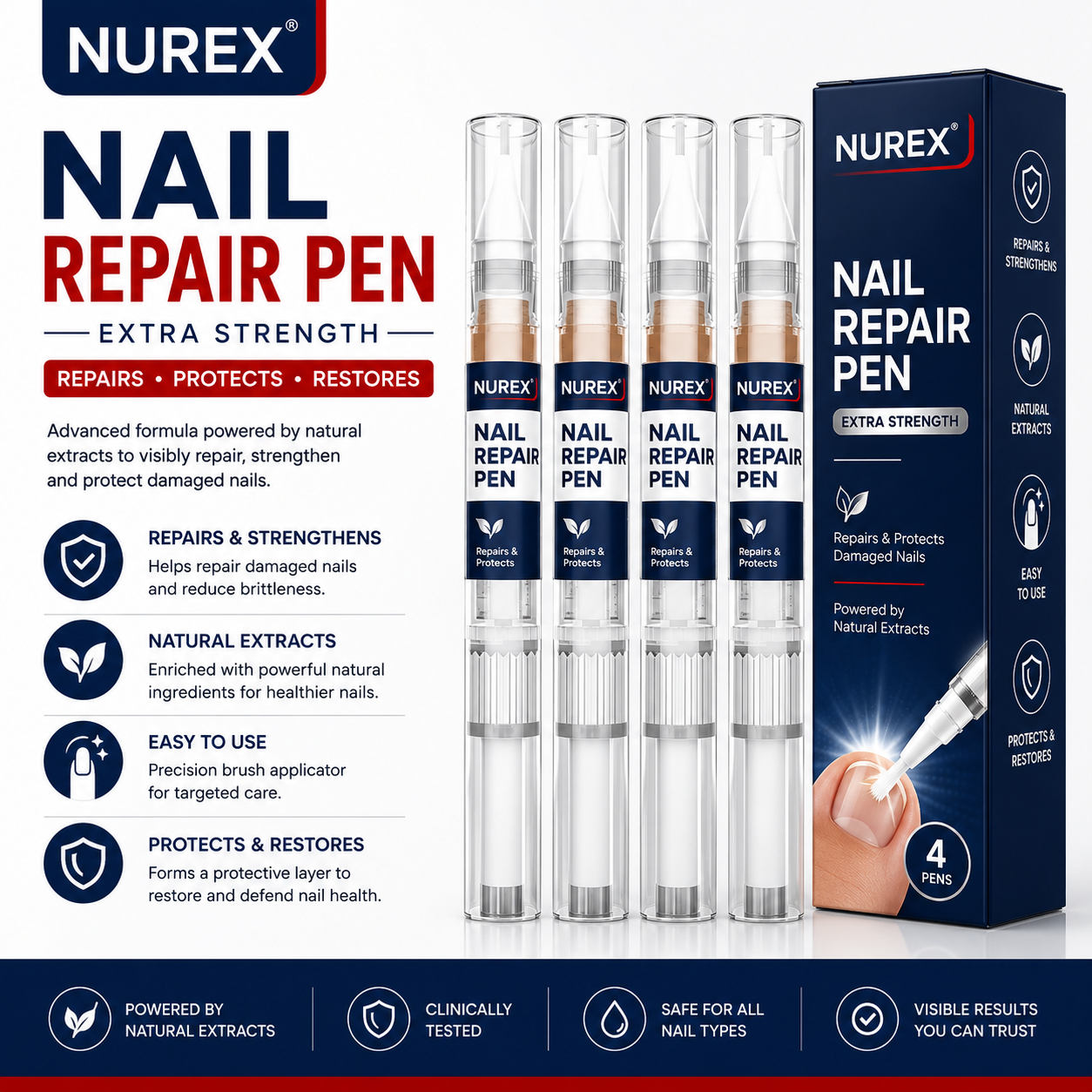 Nurex® Nail Repair Pens